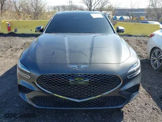 2025 Genesis G70 3.3T Sport Advanced with VIN KMTG54SE6SU149655, listed as a IAAI auction lot 41884329 with 3,287 mi miles. Bid and sale history available at carsss.com. Image 12.
