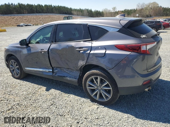 2019 Acura RDX w/Technology Pkg with VIN 5J8TC1H54KL013072, listed as a Copart auction lot 50899675 with Not Provided miles and Salvage Title. Bid and sale history available at carsss.com. Image 2.