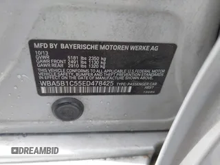 2014 BMW 5 Series 535i с VIN WBA5B1C55ED478425, выставлен на аукционе IAAI как лот 42519125 с пробегом 202 627 миль миль и . История ставок и продаж доступна на DreamBid. Изображение 9.
