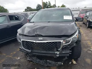 2017 Kia Sedona L with VIN KNDMA5C14H6259003, listed as a IAAI auction lot 40433286 with 1 mi miles. Bid and sale history available at carsss.com. Image 11.