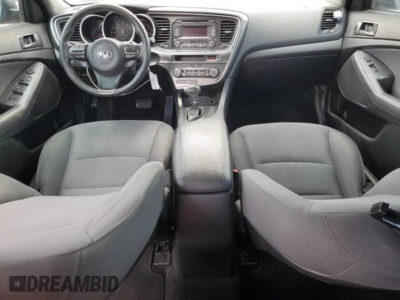 2015 Kia Optima LX with VIN 5XXGM4A71FG378616, listed as a Copart auction lot 56379315 with 129,665 mi miles and Salvage Title. Bid and sale history available at DreamBid. Image 8.