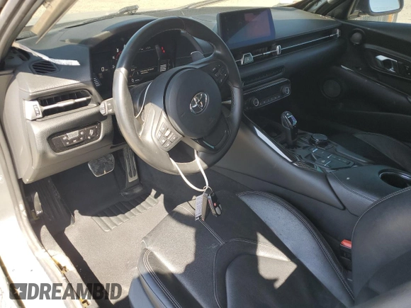 2021 Toyota Supra 3.0 with VIN WZ1DB0C06MW039378, listed as a Copart auction lot 49820965 with Not provided miles and Salvage title. Bid and sale history available at DreamBid. Image 8.