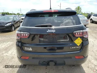 2018 Jeep Compass Limited z VIN 3C4NJDCB5JT246036, wystawiony jako Copart lot #55649324 z przebiegiem Nie podano mil oraz Nie do naprawy • Non repairable. Historia ofert i sprzedaży dostępna na DreamBid. Obrazek 6.