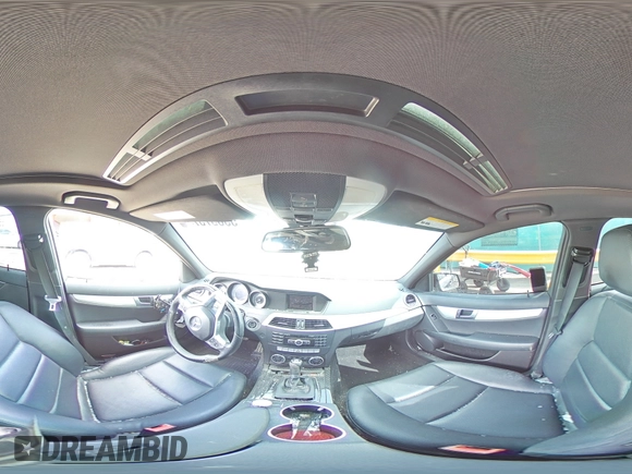 2013 Mercedes-Benz C 300 Sport with VIN WDDGF8AB7DR248667, listed as a Copart auction lot 53837375 with 53,973 mi miles and Salvage Title. Bid and sale history available at DreamBid. Image 13.