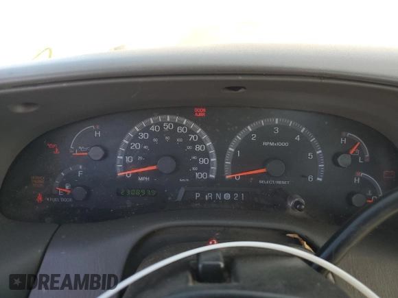 1999 Ford F-150 XL with VIN 2FTZF0720XCA14612, listed as a Copart auction lot 75092304 with 230,897 mi miles and Salvage Title. Bid and sale history available at carsss.com. Image 9.