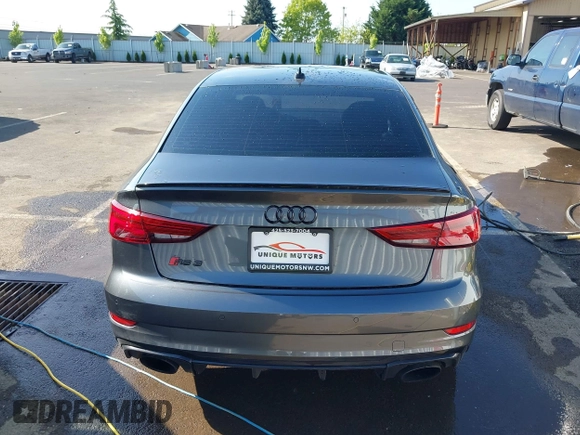 2019 Audi RS 3 with VIN WUABWGFF4KA906650, listed as a IAAI auction lot 42163296 with 36,235 mi miles and . Bid and sale history available at DreamBid. Image 17.