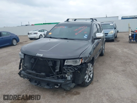 2015 Jeep Grand Cherokee Overland with VIN 1C4RJFCT3FC131122, listed as a IAAI auction lot 41513892 with 125,765 mi miles. Bid and sale history available at carsss.com. Image 12.