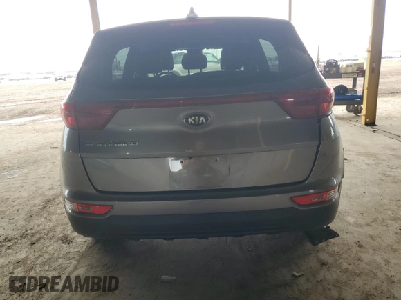 2018 Kia Sportage LX with VIN KNDPM3ACXJ7339726, listed as a Copart auction lot 53061415 with 39,000 mi miles and Salvage Title. Bid and sale history available at carsss.com. Image 6.