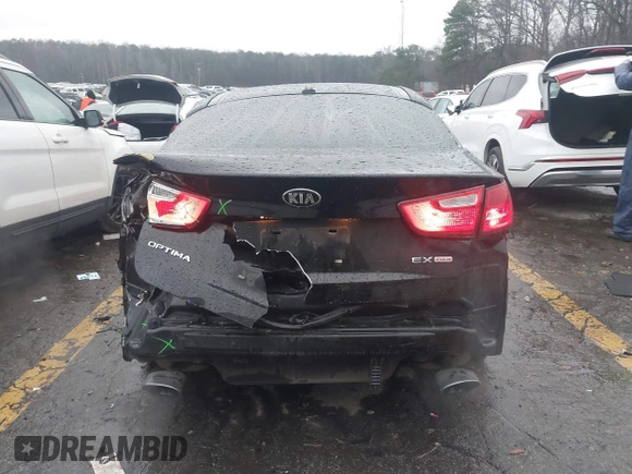 2015 Kia Optima EX with VIN 5XXGN4A73FG413993, listed as a IAAI auction lot 41536587 with 195,670 mi miles. Bid and sale history available at carsss.com. Image 16.