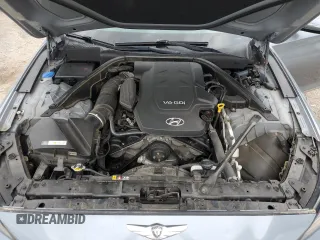 2015 Hyundai Genesis 3.8L with VIN KMHGN4JEXFU071785, listed as a Copart auction lot 71847804 with 153,816 mi miles and Salvage Title. Bid and sale history available at carsss.com. Image 13.