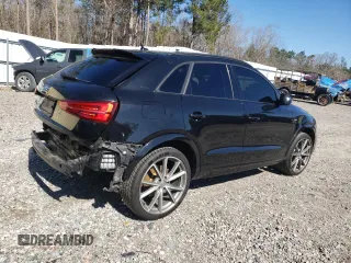 2018 Audi Q3 Premium Plus with VIN WA1HCCFSXJR030201, listed as a Copart auction lot 45162565 with 89,933 mi miles and Salvage title. Bid and sale history available at DreamBid. Image 3.