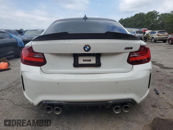 2017 BMW M2 with VIN WBS1H9C30HV888182, listed as a Copart auction lot 67636234 with 0 mi miles and Salvage Title. Bid and sale history available at carsss.com. Image 6.