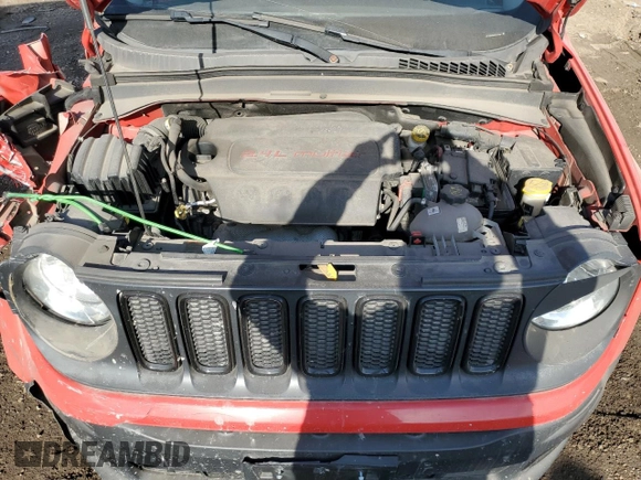 2017 Jeep Renegade Latitude with VIN ZACCJABB9HPF21559, listed as a Copart auction lot 48186465 with 115,739 mi miles and Salvage Title. Bid and sale history available at carsss.com. Image 11.