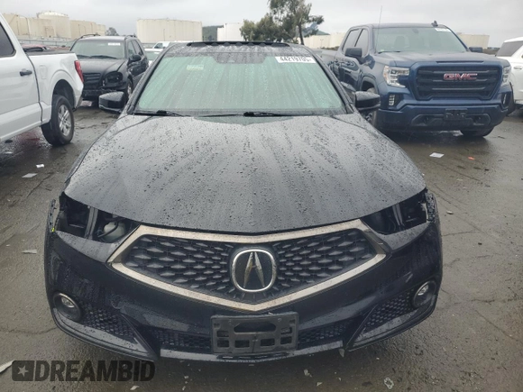 2019 Acura TLX w/A-Spec Pkg with VIN 19UUB1F68KA004146, listed as a Copart auction lot 44219705 with 56,725 mi miles and Salvage Title. Bid and sale history available at carsss.com. Image 5.