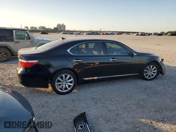2008 Lexus LS 460 LWB with VIN JTHGL46F785020798, listed as a Copart auction lot 53029985 with 74,997 mi miles and Salvage Title. Bid and sale history available at carsss.com. Image 3.