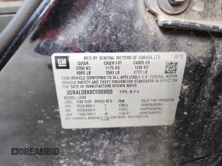 2012 Chevrolet Equinox 1LT z VIN 2GNALDEK6C6383653, wystawiony jako Copart lot #58766975 z przebiegiem 254 931 mil mil oraz Czysty tytuł • Clean title. Historia ofert i sprzedaży dostępna na DreamBid. Obrazek 13.