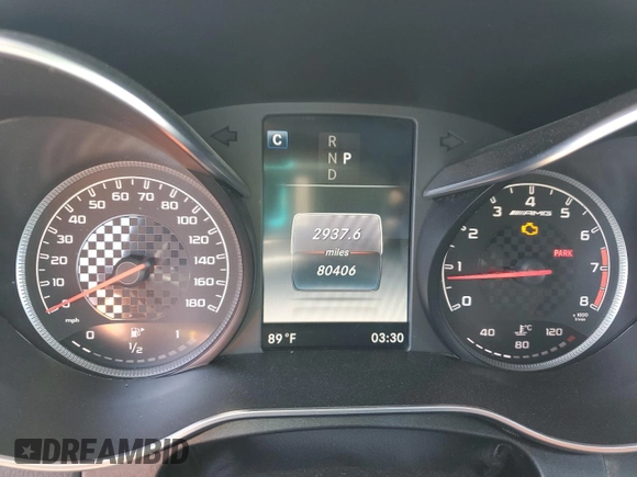 2017 Mercedes-Benz C 43 AMG with VIN WDDWJ6EB4HF539479, listed as a Copart auction lot 52862275 with 80,406 mi miles and Clean Title. Bid and sale history available at carsss.com. Image 9.