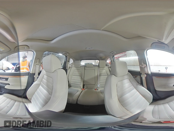 2018 Honda CR-V EX with VIN 5J6RW2H51JL002383, listed as a Copart auction lot 49270845 with 43,996 mi miles and Salvage Title. Bid and sale history available at DreamBid. Image 14.