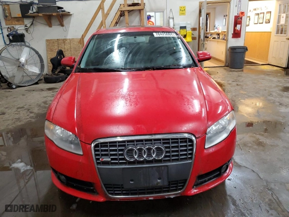 2008 Audi A4 2.0T with VIN WAUDF78E98A146828, listed as a Copart auction lot 78425084 with 122,649 mi miles and Clean Title. Bid and sale history available at carsss.com. Image 5.