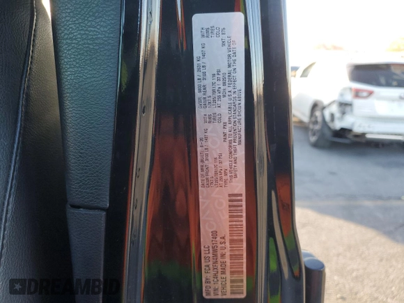 2021 Jeep Wrangler Unlimited Rubicon with VIN 1C4HJXFN4MW517400, listed as a Copart auction lot 44439525 with 31,874 mi miles and Salvage Title. Bid and sale history available at DreamBid. Image 13.