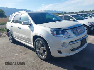 2011 GMC Acadia Denali z VIN 1GKKVTEDXBJ401693, wystawiony jako IAAI lot #42375001 z przebiegiem 202 662 mil mil oraz . Historia ofert i sprzedaży dostępna na DreamBid. Obrazek 1.