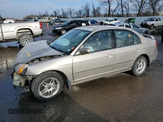2001 Honda Civic EX with VIN 1HGES25771L064135, listed as a Copart auction lot 84059934 with 0 mi miles and Salvage Title. Bid and sale history available at carsss.com. Image 1.