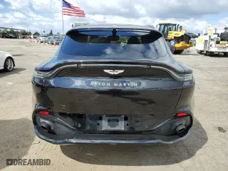 2021 Aston Martin DBX with VIN SCFVUJAW7MTV03341, listed as a Copart auction lot 71015804 with 12,324 mi miles and Salvage Title. Bid and sale history available at carsss.com. Image 6.