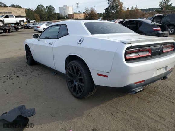 2015 Dodge Challenger R/T with VIN 2C3CDZAT9FH707654, listed as a Copart auction lot 82423214 with 165,880 mi miles and Salvage Title. Bid and sale history available at carsss.com. Image 2.
