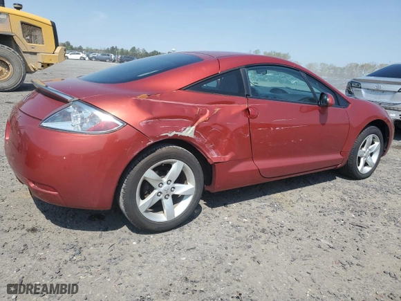 2008 Mitsubishi Eclipse GS with VIN 4A3AK24FX8E039795, listed as a Copart auction lot 52367575 with 69,343 mi miles and Salvage Title. Bid and sale history available at carsss.com. Image 3.