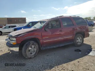2002 Chevrolet Tahoe LT with VIN 1GNEK13Z82R245652, listed as a Copart auction lot 71496024 with 155,869 mi miles and Salvage Title. Bid and sale history available at carsss.com. Image 1.