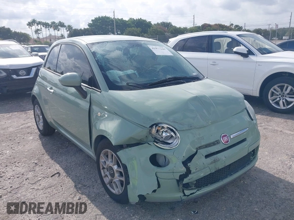 2013 FIAT 500 Pop with VIN 3C3CFFAR9DT743541, listed as a IAAI auction lot 41977160 with 141,393 mi miles. Bid and sale history available at carsss.com. Image 6.