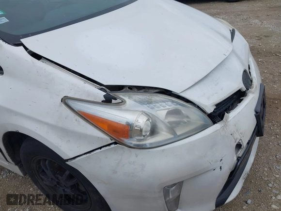 2012 Toyota Prius One with VIN JTDKN3DU4C5462870, listed as a IAAI auction lot 42091577 with 370,495 mi miles. Bid and sale history available at carsss.com. Image 18.
