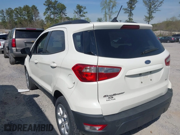 2021 Ford EcoSport SE with VIN MAJ3S2GE9MC437557, listed as a IAAI auction lot 41908602 with 36,058 mi miles and . Bid and sale history available at carsss.com. Image 14.