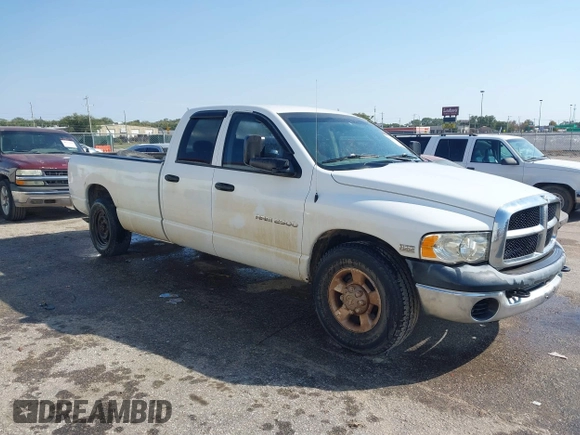 2005 Dodge 2500 ST with VIN 3D7KR28D65G856896, listed as a IAAI auction lot 40535137 with 280,839 mi miles and . Bid and sale history available at DreamBid. Image 1.