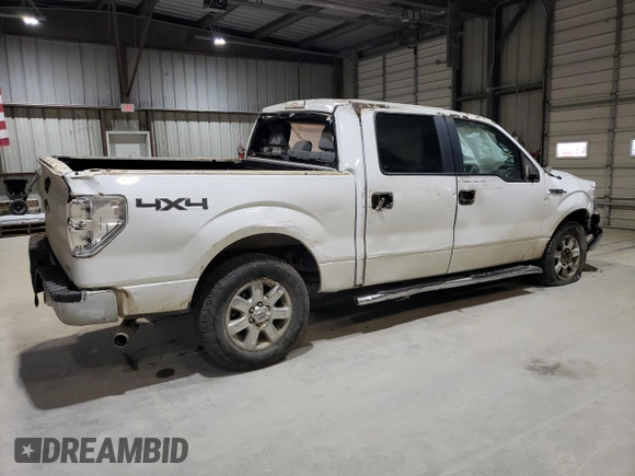 2013 Ford F-150 XL with VIN 1FTFW1EF5DKF14464, listed as a Copart auction lot 44739585 with 348,468 mi miles and Salvage Title. Bid and sale history available at carsss.com. Image 3.