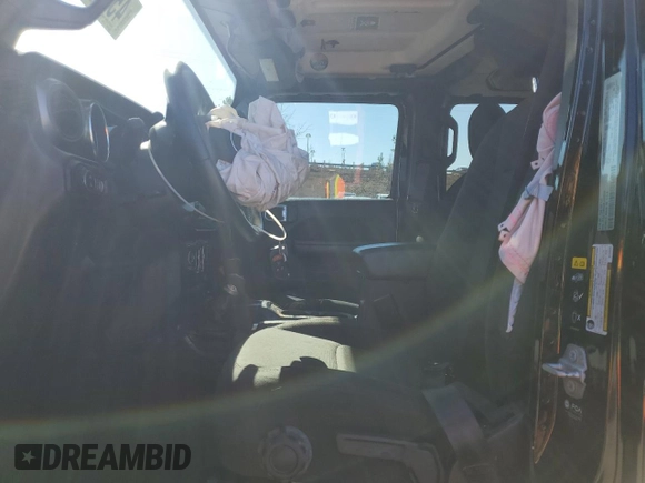 2021 Jeep Gladiator Sport S with VIN 1C6JJTAG5ML606050, listed as a Copart auction lot 45221215 with 43,529 mi miles and Salvage title. Bid and sale history available at DreamBid. Image 7.