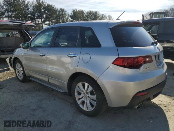 2010 Acura RDX with VIN 5J8TB1H27AA007186, listed as a Copart auction lot 45853575 with 80,761 mi miles and Salvage Title. Bid and sale history available at carsss.com. Image 2.