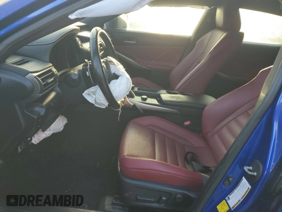 2020 Lexus IS 350 F Sport with VIN JTHGZ1E20L5017908, listed as a Copart auction lot 51281365 with 67,816 mi miles and Salvage title. Bid and sale history available at DreamBid. Image 7.