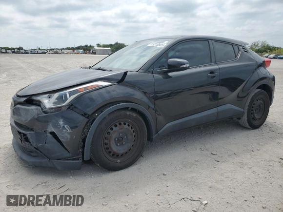 2019 Toyota C-HR XLE with VIN NMTKHMBXXKR092820, listed as a Copart auction lot 53210805 with 65,993 mi miles and Non Repairable. Bid and sale history available at carsss.com. Image 1.