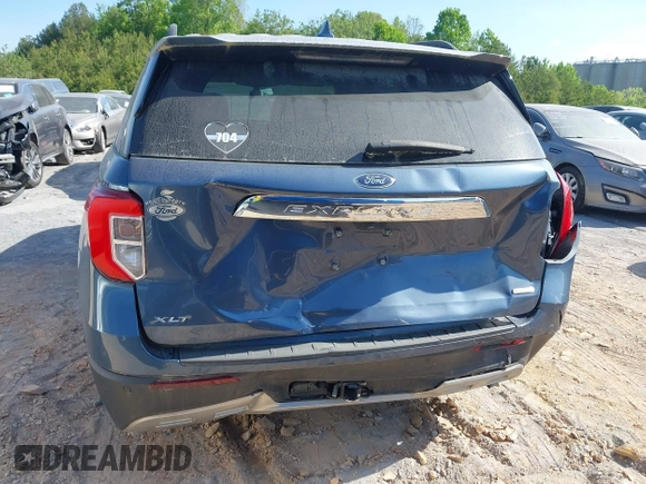 2020 Ford Explorer XLT with VIN 1FMSK7DH5LGC41331, listed as a IAAI auction lot 41491137 with 28,242 mi miles. Bid and sale history available at carsss.com. Image 6.