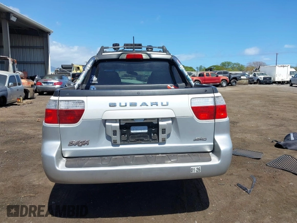 2005 Subaru Baja Turbo z VIN 4S4BT63C555105356, wystawiony jako IAAI lot #41809441 z przebiegiem 165 385 mil mil oraz . Historia ofert i sprzedaży dostępna na DreamBid. Obrazek 16.