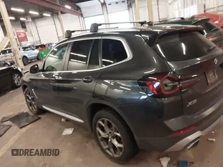 2022 BMW X3 xDrive30i with VIN 5UX53DP09N9K75829, listed as a IAAI auction lot 41646561 with Not Provided miles and . Bid and sale history available at DreamBid. Image 14.