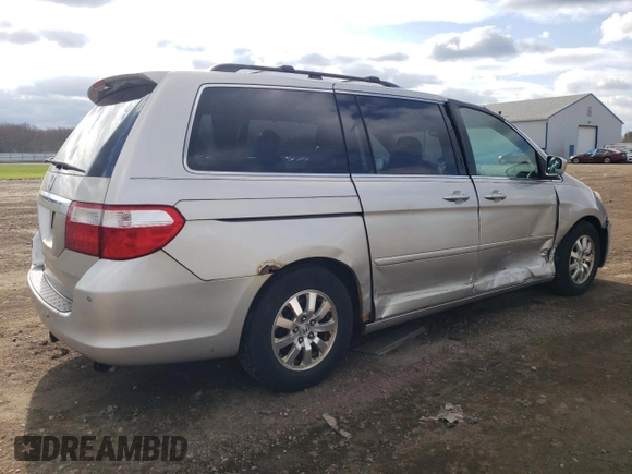 2006 Honda Odyssey TOURING with VIN 5FNRL38896B012054, listed as a Copart auction lot 52447985 with 180,221 mi miles and Salvage Title. Bid and sale history available at carsss.com. Image 3.