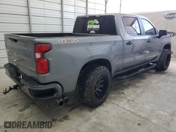 2021 Chevrolet Silverado 1500 Custom with VIN 1GCPYBEH3MZ149540, listed as a Copart auction lot 83498534 with 147,526 mi miles and Clean Title. Bid and sale history available at DreamBid. Image 3.