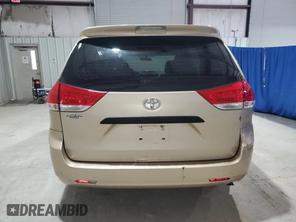 2011 Toyota Sienna with VIN 5TDZK3DC6BS043328, listed as a Copart auction lot 57793075 with 252,087 mi miles and Clean title. Bid and sale history available at DreamBid. Image 6.