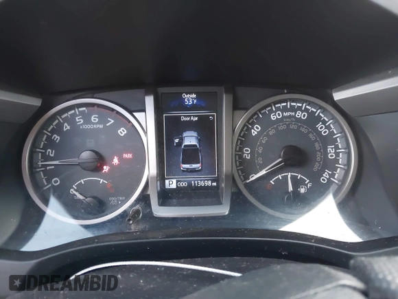 2016 Toyota Tacoma SR with VIN 5TFRX5GN8GX057937, listed as a IAAI auction lot 40760420 with 113,698 mi miles and . Bid and sale history available at DreamBid. Image 7.