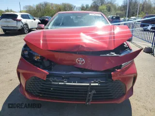 2025 Toyota Camry LE with VIN 4T1DAACK0SU016434, listed as a Copart auction lot 55310005 with 25,599 mi miles and Clean Title. Bid and sale history available at carsss.com. Image 5.