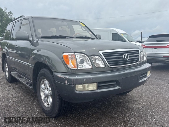 2000 Lexus LX 470 with VIN JT6HT00W7Y0122954, listed as a Copart auction lot 55483755 with 262,357 mi miles and Clean Title. Bid and sale history available at carsss.com. Image 1.