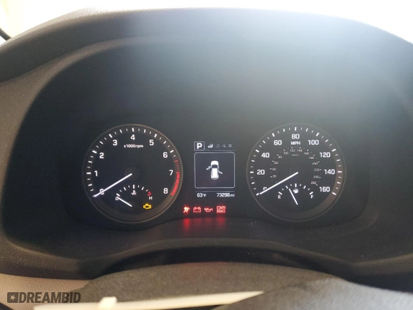 2017 Hyundai Tucson SE with VIN KM8J3CA49HU479694, listed as a Copart auction lot 54021245 with 73,296 mi miles and Non Repairable. Bid and sale history available at carsss.com. Image 9.
