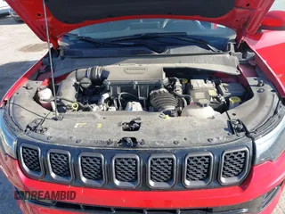2023 Jeep Compass Limited with VIN 3C4NJDCN1PT543677, listed as a IAAI auction lot 41970030 with 35,524 mi miles and . Bid and sale history available at carsss.com. Image 10.